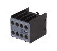 Siemens Auxiliary Switch Block 3RH2911-1FA22, 2NO+2NC, Front Screw Terminal