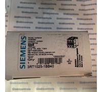 Siemens 3RT1025-1BB40 CONTACTOR, AC-3 7.5 KW/400 V, DC 24 V, 3-Pole, Size S0, Screw Connection, White