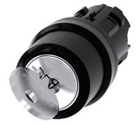 Siemens 3SU10004BF110AA0 SIRIUS ACT key Switch 22mm round plastic ...