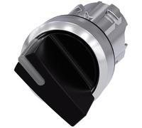Siemens 3SU10522BF100AA0 3SU1052-2BF10-0AA0 Toggle Switch Toggle Black 1 x 90° Pack of 1