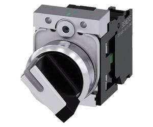 Siemens 3SU11502BF601BA0 SIRIUS ACT rotary Switch 22mm metal latching
