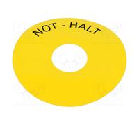 SIEMENS 3SU1900-0BC31-0AT0 Warning plate