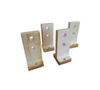 Siemens 3VL98004RH40 Flat Bars Rear Attachments 4 Poles 1 Pack 4 Pcs