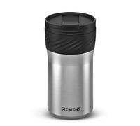 SIEMENS 480ml Travel Mug, Stainless Steel/Black, TZ40002