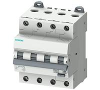 Siemens 4P RCBO Circuit Breaker 16A 30mA Type A 6kA - 5SU13466FP16