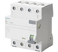 Siemens 5SV33446 FI Circuit Breaker 3P+N Type A 30mA 40A 400V
