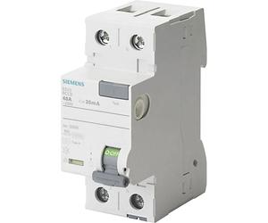 Siemens 5SV33466 RCCB 4-pin 63A 30mA 400V FI-protection Switch