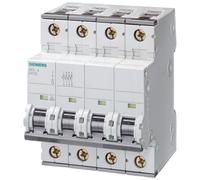 Siemens 5SY4 6A B-Curve 3P+N Circuit Breaker - 5SY46066