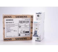 Siemens Circuit Breaker 5SY4101-7 / 5SY4 101-7 - 1-Pole C, 1A, 230/400V, 10kA - New