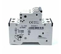 SIEMENS 5SY6204-7 MCB C4 Circuit breaker 2P, 4A Curve C, 400V AC, 72V DC, 6 kA