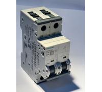 SIEMENS 5SY6216-7 MCB C16 Circuit breaker 2P, 16A Curve C, 400V AC, 72V DC, 6 kA