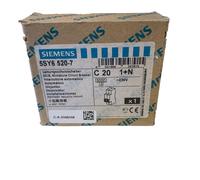 Siemens 5SY6520-7 Circuit Breaker C20A 1+N DIN Rail Switch New