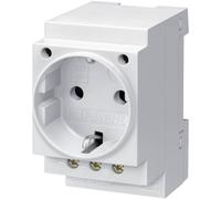 Siemens 5TE6800 SCHUKO Socket 16A According to DIN VDE 0620 for Install. in DISTRIB. Boards, White