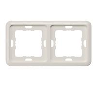 Siemens 5TG1812 Delta 2x Frame titanium white modular 2-way 151x80mm