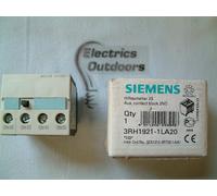 Siemens 3RH19211LA20 Auxiliary Contact Block 2NA For Contactors S0/S12