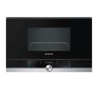 Siemens BE634LGS1B iQ700 21L 900W Built In Microwave with Grill - Stainless NEW