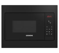Siemens BF523LMB3 iQ300 Built-In Microwave, 50 x 38 cm, 800 Watt, Turntable 27 cm, Door Hinge Left, cookControl7 Automatic Programmes