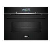 Siemens CM776G1B1B IQ-700 Pyrolytic Combination Microwave Oven For Tall Housing - BLACK