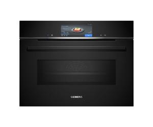Siemens CM778GNB1B iQ700 Built-In Combination Microwave Oven - Black
