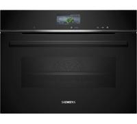Siemens IQ-700 CS736G1B1 Built In Compact Electric Single Oven - Black - A+ Rated, Black