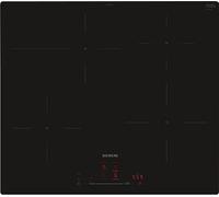 Siemens EH601HFB1E iQ300 60cm Black Flush TouchSlider Smart Induction Hob with Automatic Extractor Hood - The Perfect Combination Between Hob and Cooker Hood