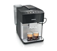 SIEMENS EQ500 Fully Automatic Bean to Cup Coffee Machine with coffeeSelect Display, oneTouch DoubleCup, 9 Coffee Beverages, autoMilk Clean, TP515GB1, Silver/Piano Black