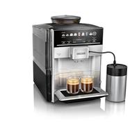 SIEMENS TE653M11GB EQ6 plus S300, Bean to Cup Fully Automatic Espresso Coffee Machine with milk system, 10 coffee varieties, 2 user profiles - Titanium