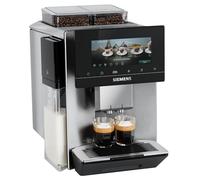 SIEMENS EQ900 Plus iAroma Fully Automatic Espresso Machine, Automatic Cleaning & Descaling, Dual Bean Containers, 6.8-Inch iSelect Touch Display, baristaMode, Home Connect App, Inox, TQ927GZ3
