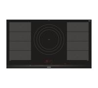Siemens EX975LVV1E iQ700 90cm Built In Flex Induction Hob in Black Hom