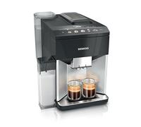 Siemens Fully Automatic Coffee Machine, EQ500 Integral, 10 Specialities, 2 Cups Simultaneously, Water Tank 1.9 L, Includes Brita Water Filter, Daylight Silver/Piano Lacquer Black
