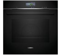 Siemens HR776G1B1, iQ700 Smart Built-in Oven with Steam Function, 60 x 60 cm, Made in Germany, Black, activeClean Pyrolysis & humidClean Hydrolysis, Air Fry, Automatic Programmes, Coloured Touchscreen