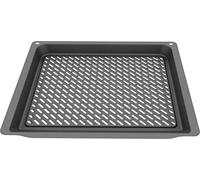 Siemens HZ629070, Air Fry and Grill Tray, Hot Air Frying Tray Made of Enamelled Steel, for 60 cm and 45 cm Ovens with Air Fry Function, Low-Fat Frying, Dishwasher Safe