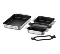 Siemens Flex Pan Set with 4 Pans - Stainless Steel, Stainless Steel