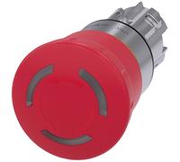Siemens Illuminated Emergency Stop Button 40mm Metal - 3SU10511HB200AA0