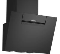Siemens IQ-300 LC67KFN60B Wifi Connected 60cm Angled Chimney Cooker Hood - Black, Black