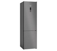 Siemens IQ-500 60cm Freestanding Frost Free Fridge Freezer KG39NXXBF Black Steel