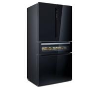 Siemens IQ-700 French Style Fridge Freezer With Beverage Drawer KF96RSBEA Black