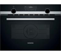 Siemens iQ500 CM585AGS1B Black/Stainless Steel Built-In Compact Combination Microwave Oven