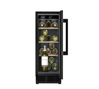 Siemens iQ500 KU20WVHF0G Black Built-In Single Zone Wine Cooler