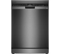 Siemens iQ500 SN25EC13CE Black Steel Freestanding Dishwasher