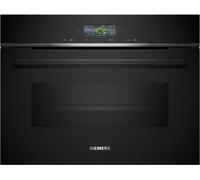 Siemens iQ700 CM724G1B1B Black Built-In Compact Combination Microwave Oven