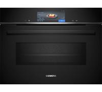 Siemens iQ700 CM778GNB1B Black Built-In Pyrolytic Compact Combination Microwave Oven