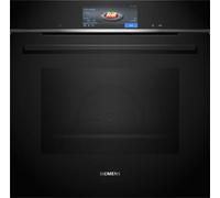 Siemens iQ700 HB778G3B1B Black Built-In Pyrolytic Single Oven