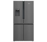 Siemens KF96DPXEA IQ-700 Four Door Fridge Freezer With Ice & Water - BLACK STEEL