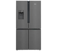 Siemens KF96DPXEA iQ700 American Fridge Freezer in Brushed Black Steel
