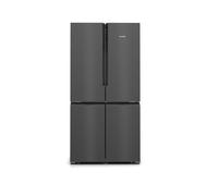 Siemens KF96NAXEAG Black Steel Freestanding American Style Fridge-Freezer