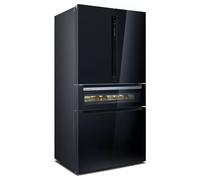 Siemens KF96RSBEA IQ-700 French Style Fridge Freezer With Beverage Drawer - BLACK