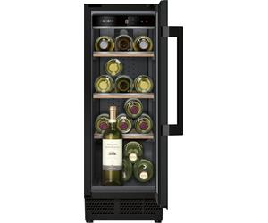 Siemens KU20WVHF0G iQ500 Integrated Wine Cooler, Black Freestanding F
