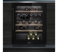 Siemens KU21WAHG0G 60cm Undercounter Dual Zone Wine Cooler - BLACK