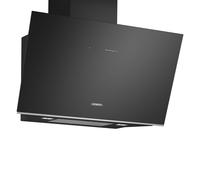 iQ700 Wall-mounted cooker hood 90 cm clear glass black printed, Black LC91KLT60B